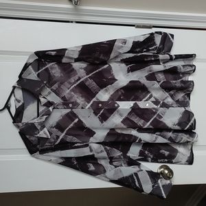 Semi-Sheer Flowy Blouse